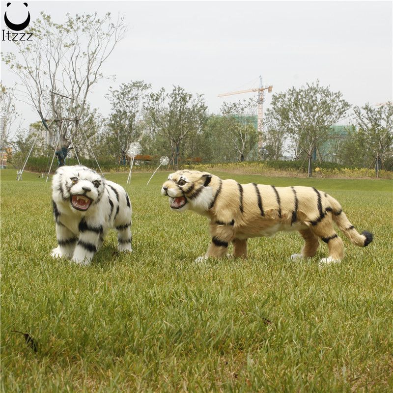 Fur toys：Simulation Tiger Plush Toy Tiger Doll Baby Doll Baby Birthday Gift Cute Little Tiger DollHEZE HENGFANG LEATHER & FUR CRAFT CO., LTD